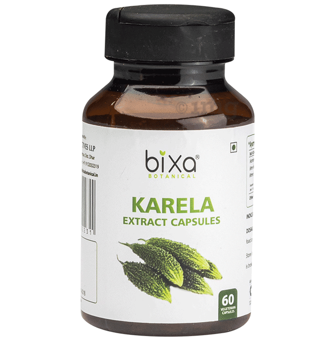 Bixa Botanical Karela Extract (Momordica Charantia) 5% Bitters 450mg Veg Capsule