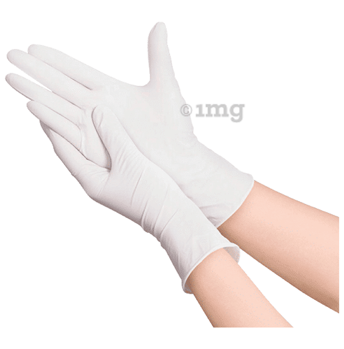 Tata 1mg Sterile Latex Powdered Examination Gloves 7.5