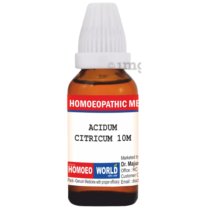 Dr. Majumder Homeo World Acidum Citricum Dilution (30ml Each) 10M