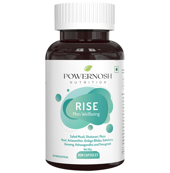 PowerNosh Nutrition Rise Men Sexual Wellbeing Veg Capsule