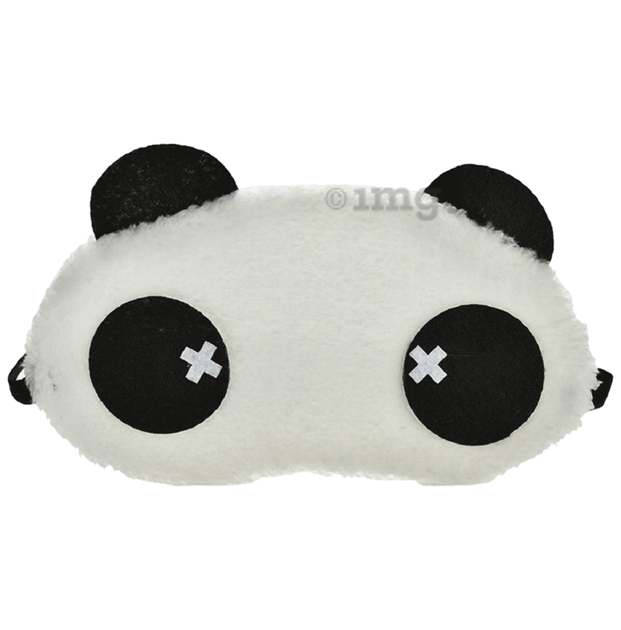 Jenna Sleeping Eye Mask for Insomnia, Meditation and Dark Circles Panda Cross Eyes