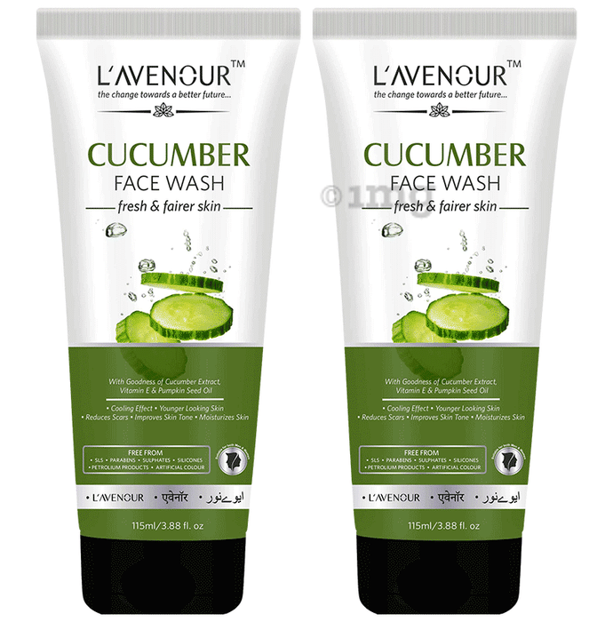 L'avenour Cucumber Face Wash(115ml Each)