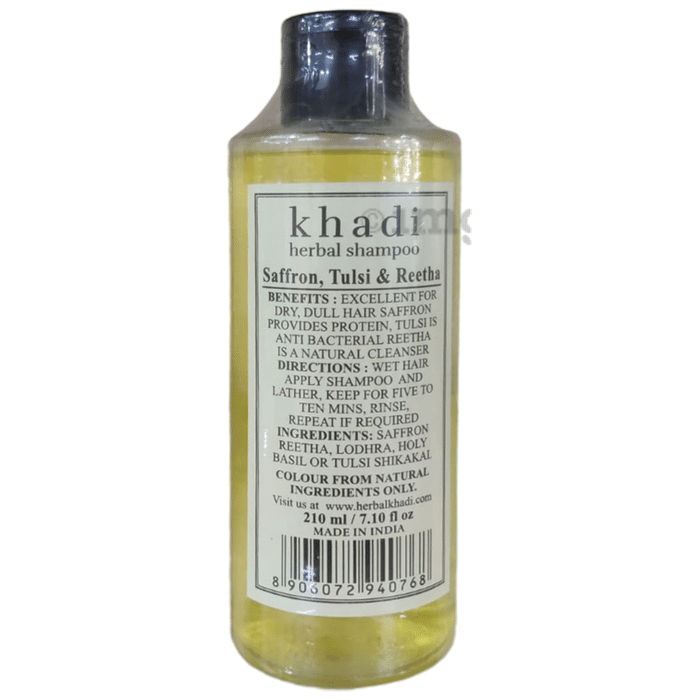 Khadi Herbal Saffron,Tulsi & Reetha Shampoo