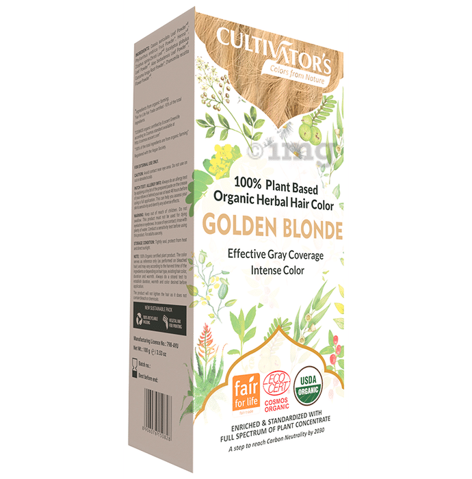 Cultivator's Organic Herbal Hair Color Golden Blonde