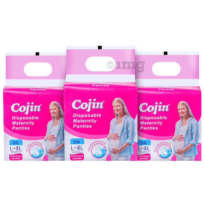 Cojin Disposable Maternity Panties (5 Each) L-XL