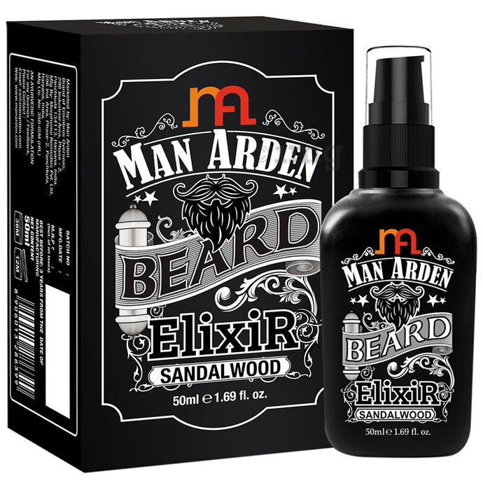 Man Arden Beard Elixir Oil Sandalwood