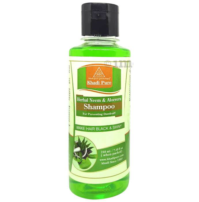 Khadi Pure Herbal Neem & Aloevera Shampoo