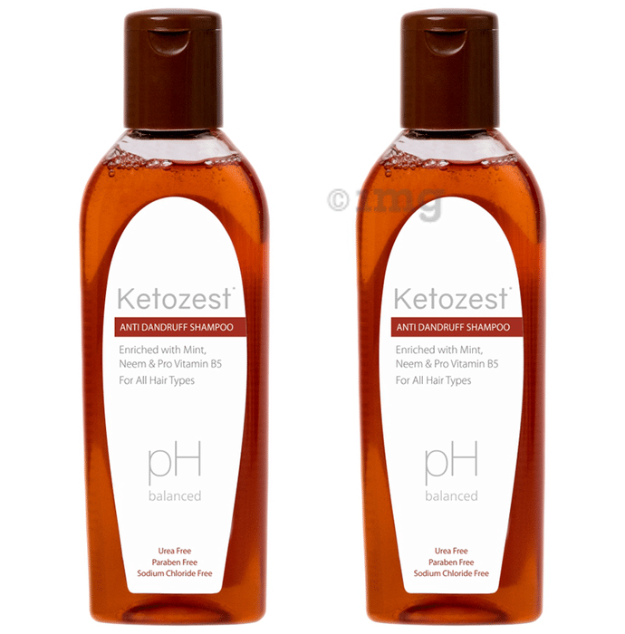 Ketozest PH Balanced Anti Dandruff Shampoo (100ml Each)