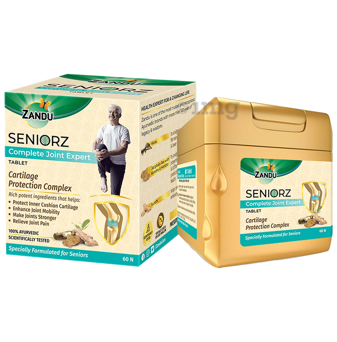 Zandu Seniorz Complete Joint Expert Tablet | Supports Overall Joint Health