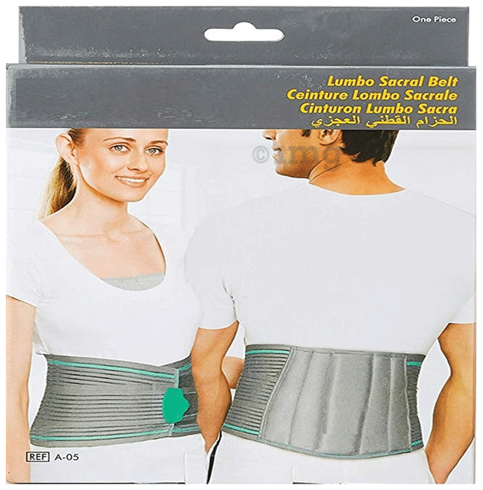 Agarwals Lumbo Sacral  Belt Grey XL