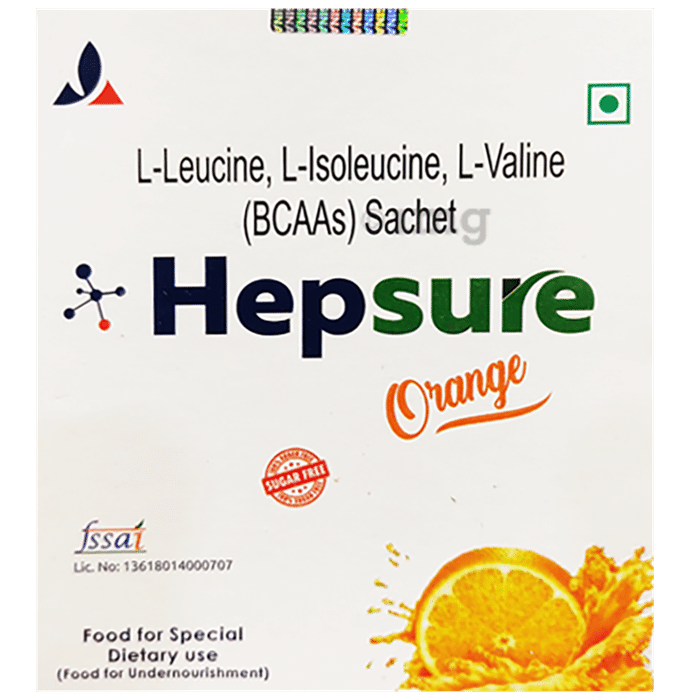 Hepsure Sachet Orange Sugar Free
