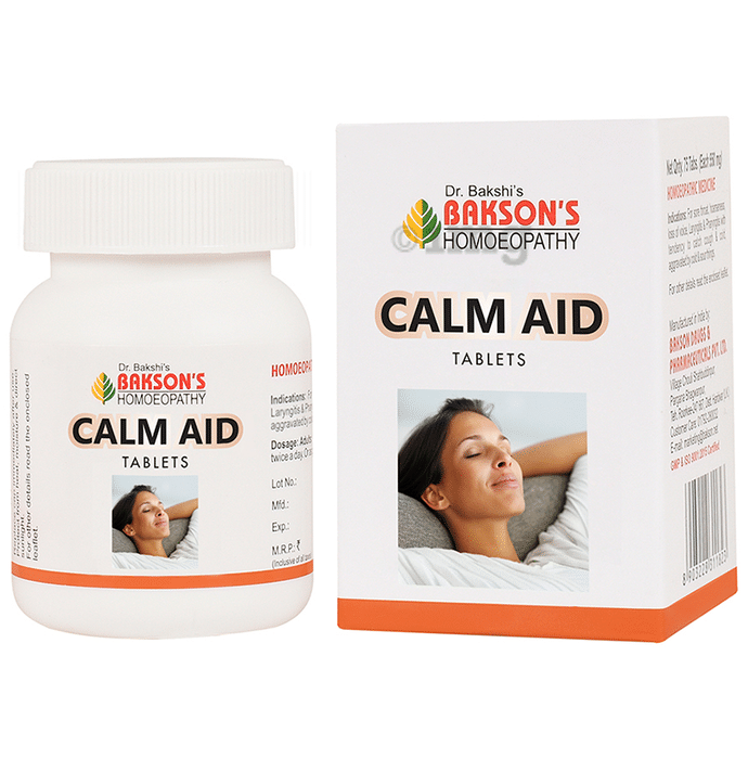 Bakson's Homeopathy Calm Aid Tablet