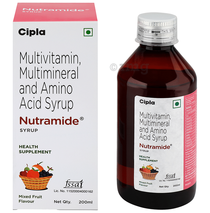Cipla Kids Nutramide Syrup Mixed Fruit