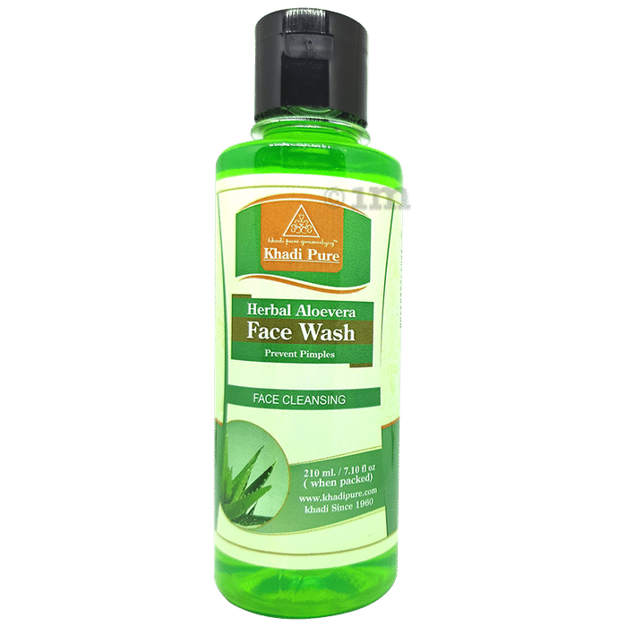 Khadi Pure Herbal Aloevera Face Wash
