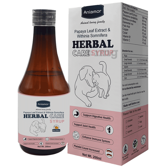 Aniamor Herbal Care Syrup Chicken Flavour