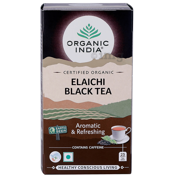 Organic India Elaichi Black Tea Bag (1.8gm Each)