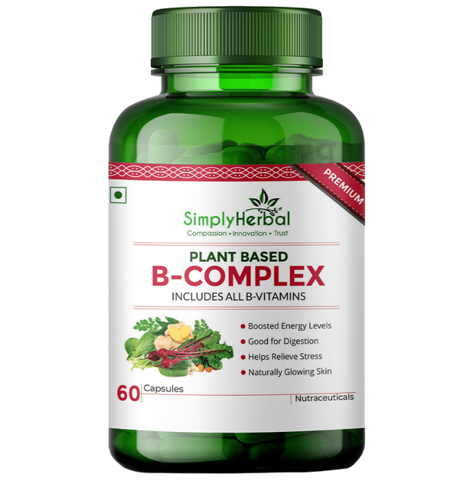 Simply Herbal Plant Based B Complex Capsule