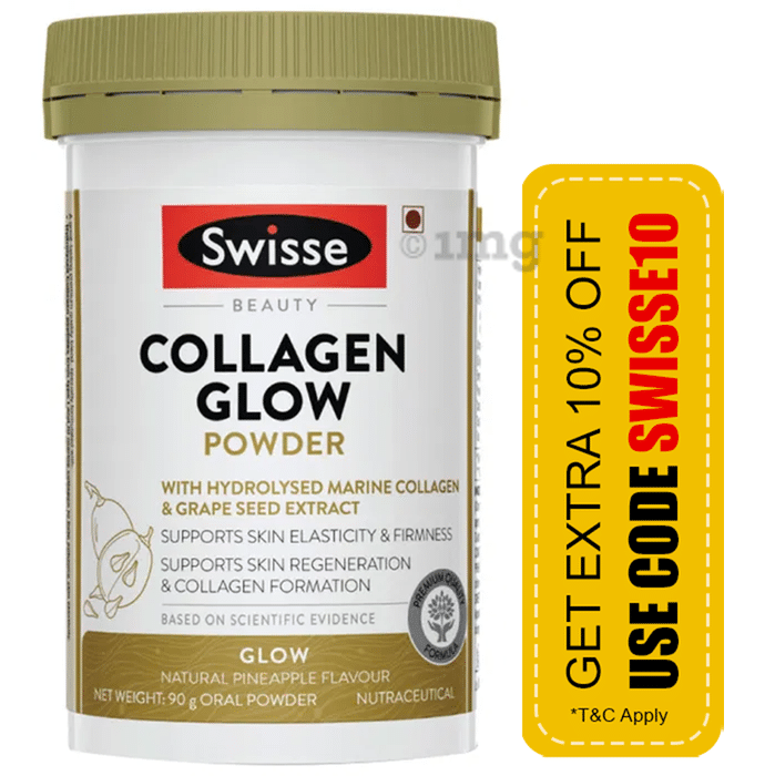 Swisse Beauty Collagen Glow | Powder with Grape Seed Extract for Skin Health