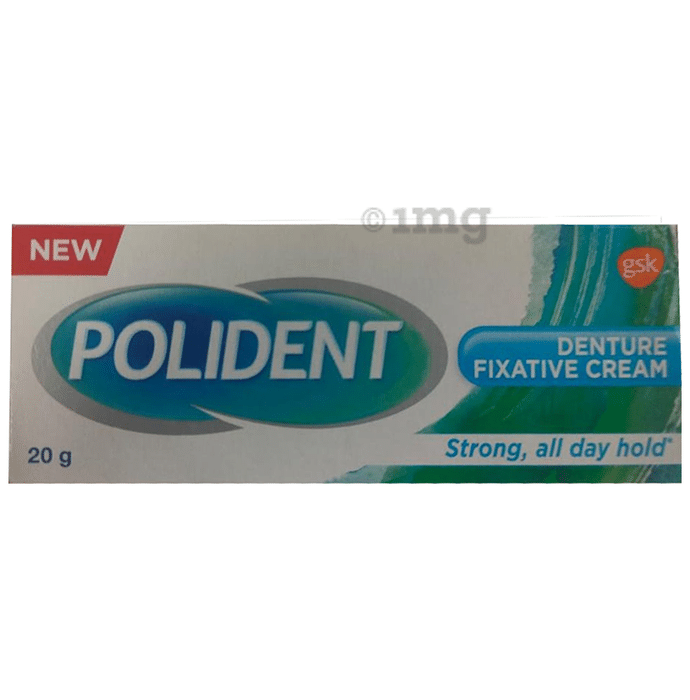 Polident Denture Fixative Cream Buy tube of 20 gm Cream at best price