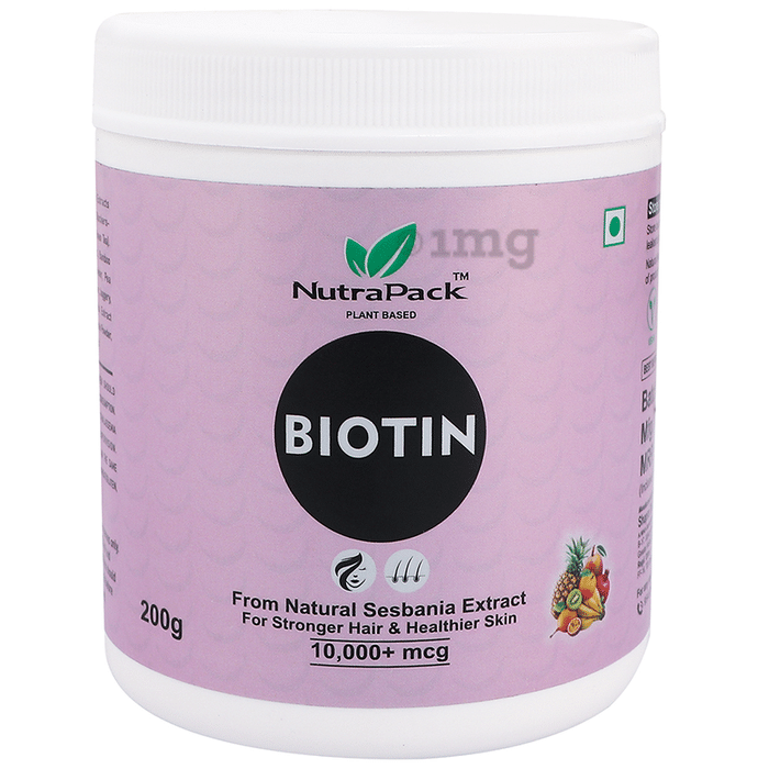 NutraPack Biotin Powder for Hair & Skin Mix Fruit
