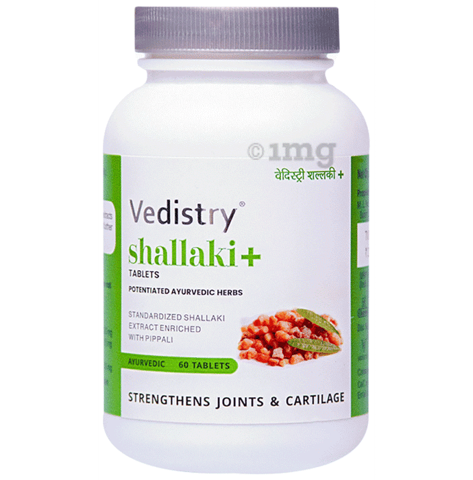 Vedistry Shallaki+ Tablet for Joint Pain & Bone Health