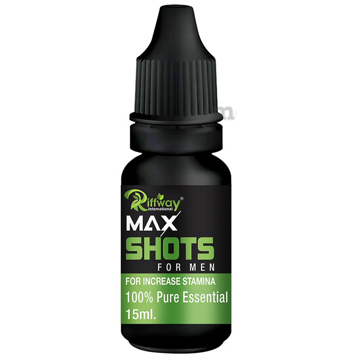 Riffway International Max Shots for Men for Increase Stamina 100% Pure Essential Oil