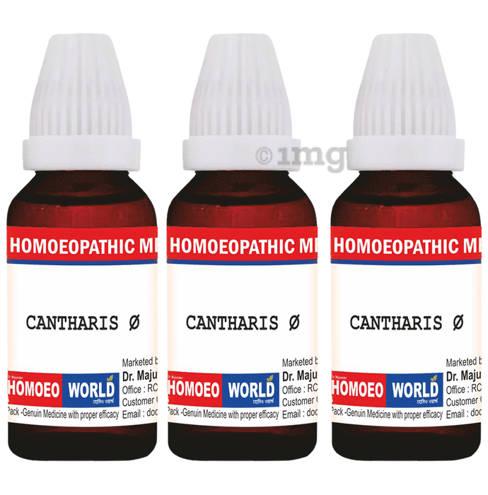 Dr. Majumder Homeo World Cantharis Mother Tincture (30ml Each)