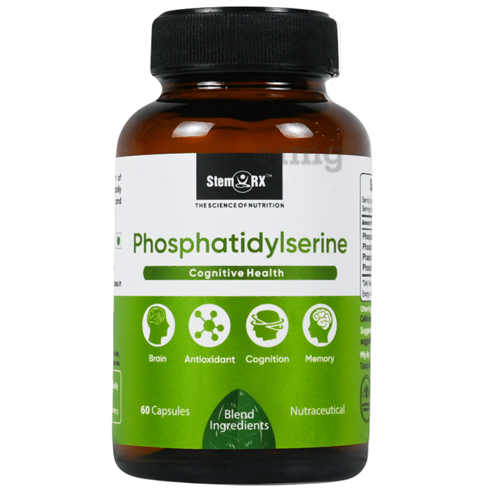 StemRx Phosphatidylserine Capsule for Brain, Memory, Cognition & Antioxidant Capsule