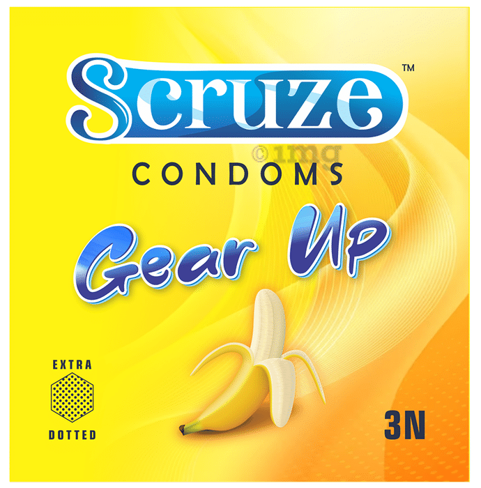Scruze Condom Extra Dotted Gear Up