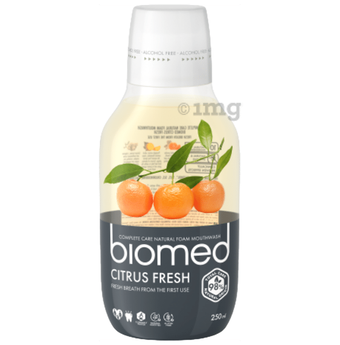 Biomed Complete Care Natural Foam Mouthwash (250ml Each) Citrus Fresh