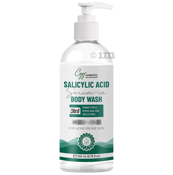CGG Cosmetics 2% Salicylic Acid Serum-In Body Wash with Gentle Loffah Free