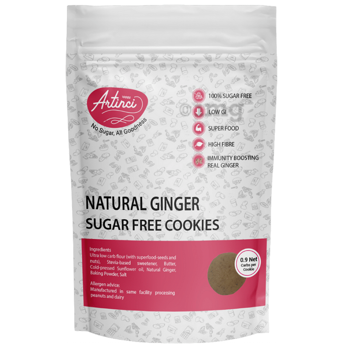 Artinci Natural Ginger Sugar Free Cookie
