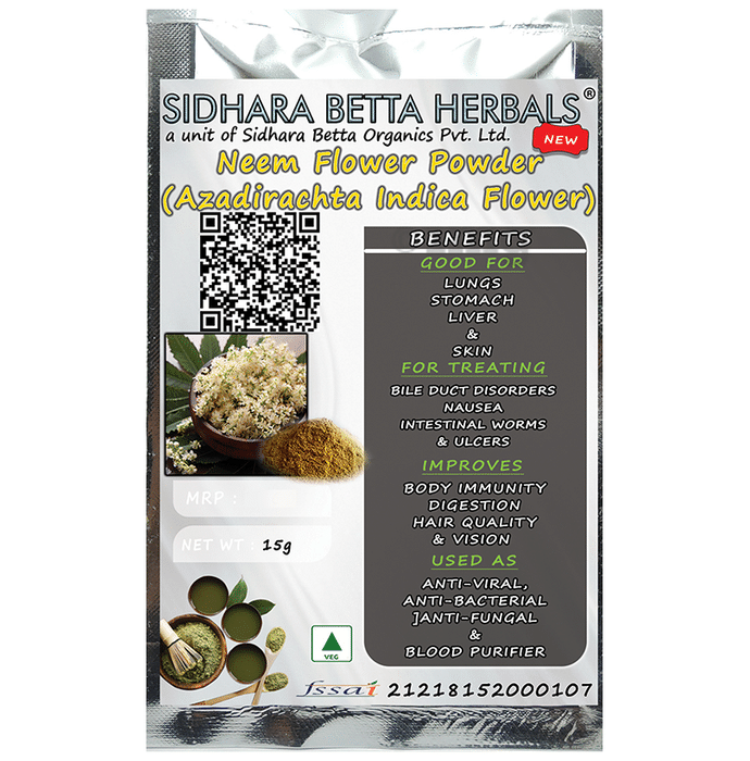 Sidhara Betta Herbals Azadirachta Indica Flower Powder