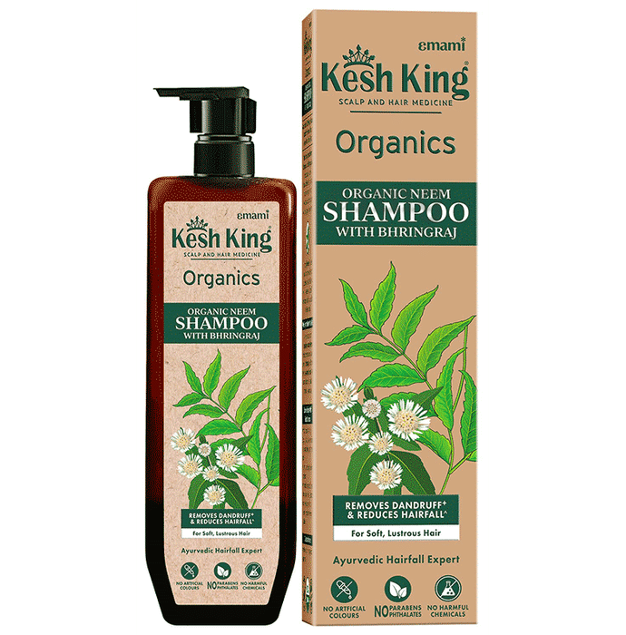 Kesh King Organics Organic Neem Shampoo with Bhringraj