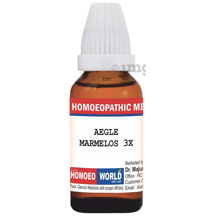 Dr. Majumder Homeo World Aegle Marmelos Dilution (30ml Each) 3X