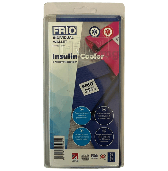 Frio Insulin Cooler & Allergy Medication Individual Wallet Blue