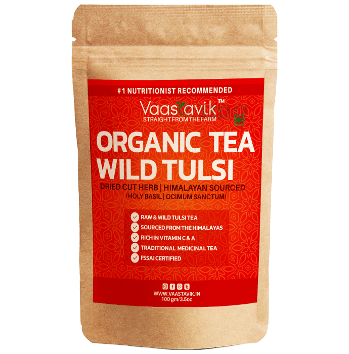Vaastavik Organic Tea Wild Tulsi