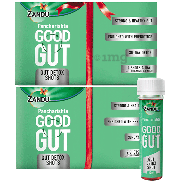 Zandu Pancharishta Good Gut - Gut Detox Shot (30 Each)