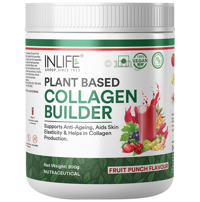 Inlife Plant Based Collagen Builder Powder Fruit Punch