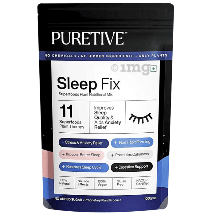 Puretive Sleep Fix Plant Nutritional Mix Powder