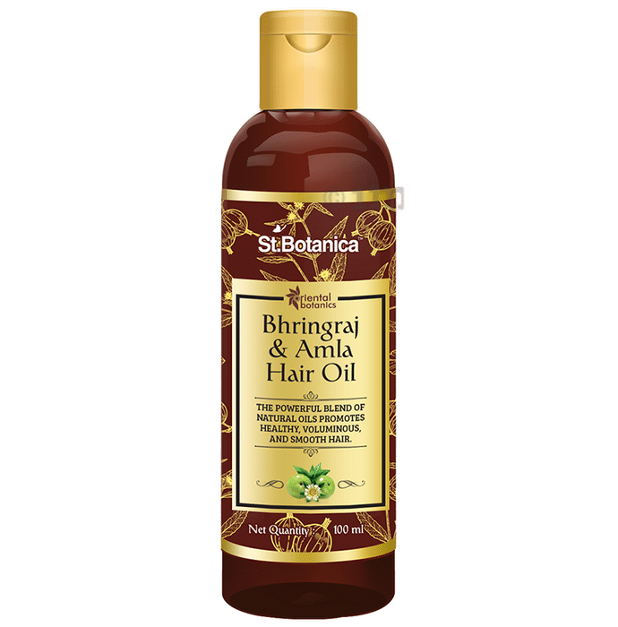 Oriental Botanics Bhringraj & Amla Hair Oil with Comb Applicator