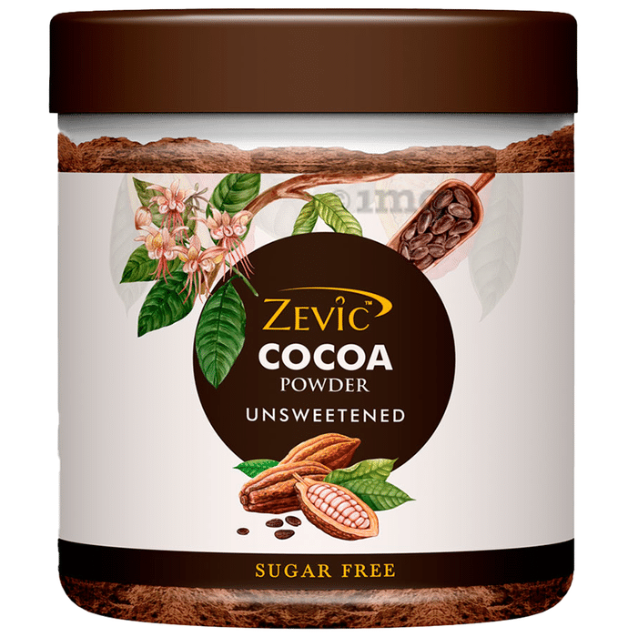 Zevic Sugar Free Cocoa Powder Buy jar of 150.0 gm Powder at best price in India 1mg