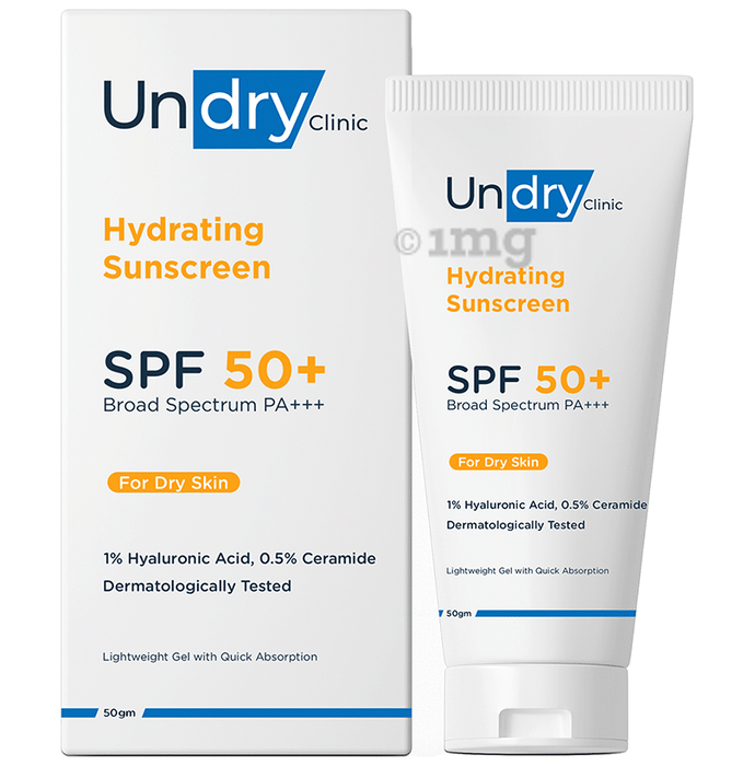Undry Hydrating Sunscreen for Dry Skin SPF 50+  PA+++