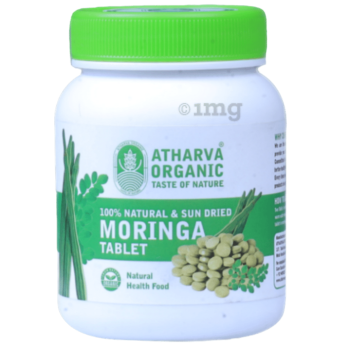 Atharvaa Organic Moringa Tablet (120 Each)