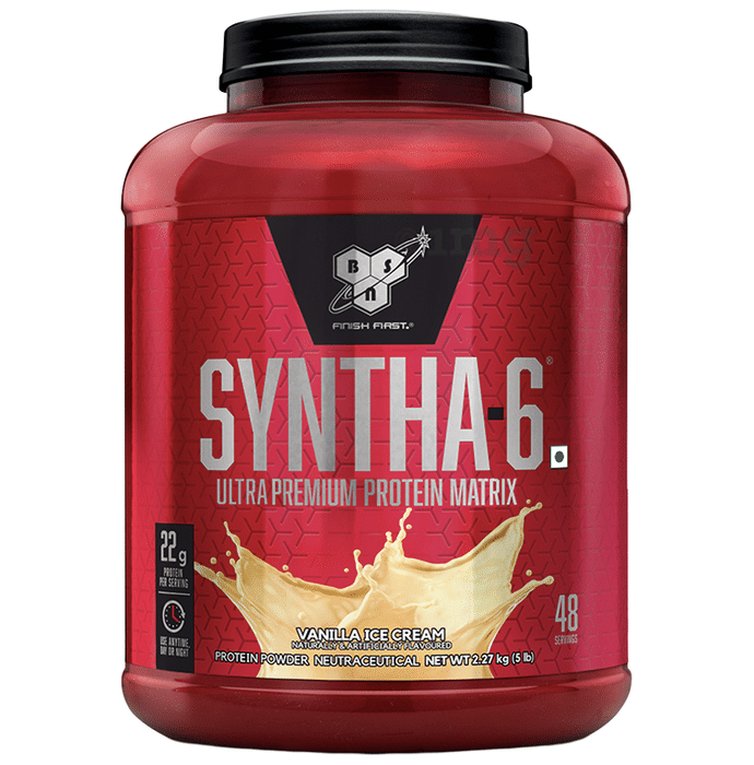 BSN Syntha-6 Protein | For Muscle Building & Recovery | Powder Vanilla Icecream
