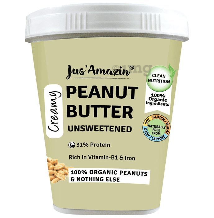 Jus Amazin Creamy Peanut Butter Unsweetened