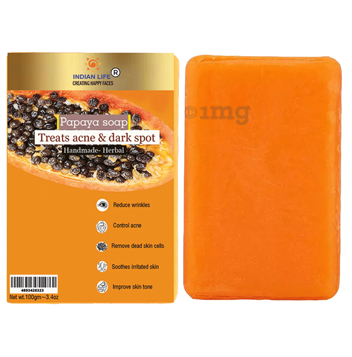 Indian Life Papaya Soap Bar