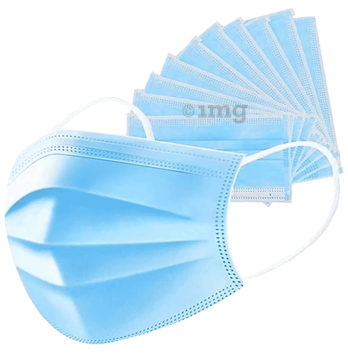 Multicure Disposable Face Mask of 3Ply With Nose Pin