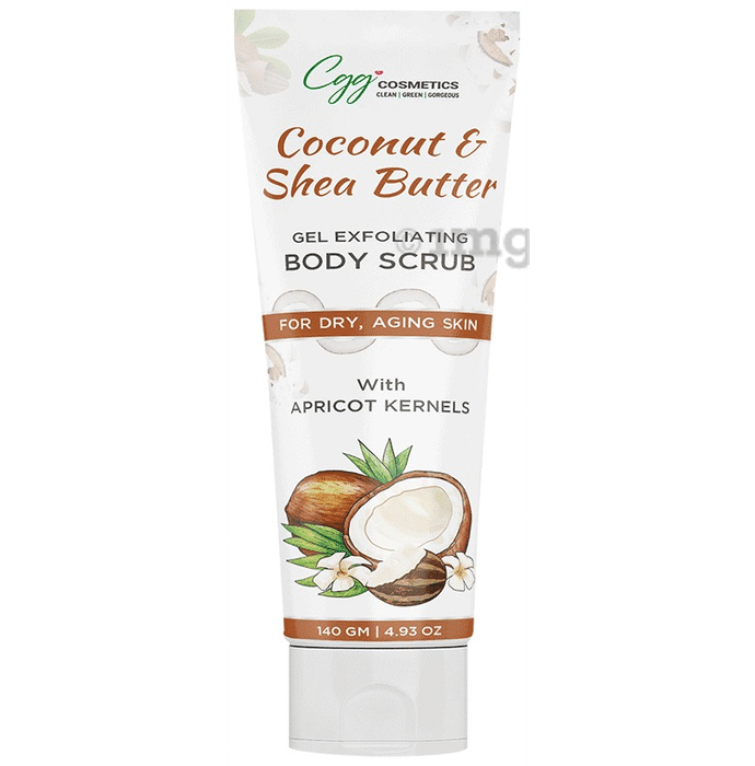 CGG Cosmetics Coconut & Shea Butter Gel Exfoliating Body Scrub (140gm Each)