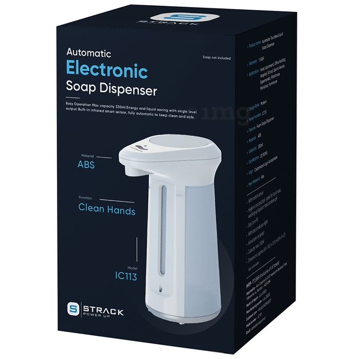 Strack Automatic Electronic Soap Dispenser White